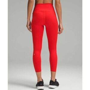 Lululemon Align High-Rise 21" leggings in Love Red